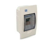 Quadro De Distribuição Weg 4 Disjuntor Din De Embutir fumê